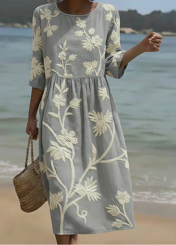 Women's Casual Floral Print Dress