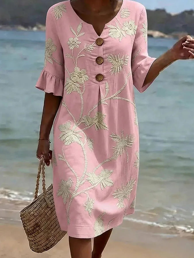 Women's Casual Floral Print Dress